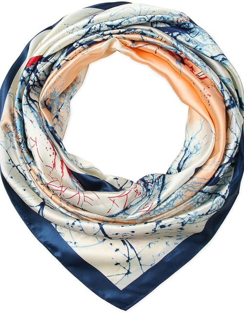 Load image into Gallery viewer, 35 X 35 Women Square Silk like Hair Scarf Head Sleeping Wrap Satin Headscarf
